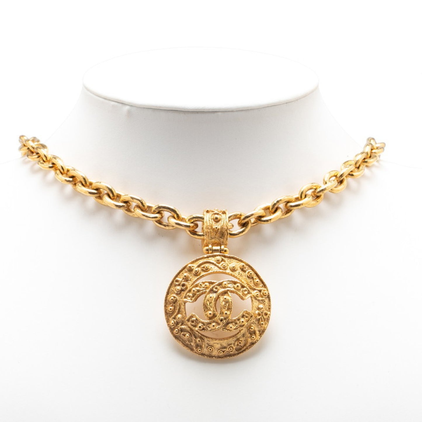 Vintage Chanel Coco Mark Long Necklace, Gold Plated, Women's, CHANEL