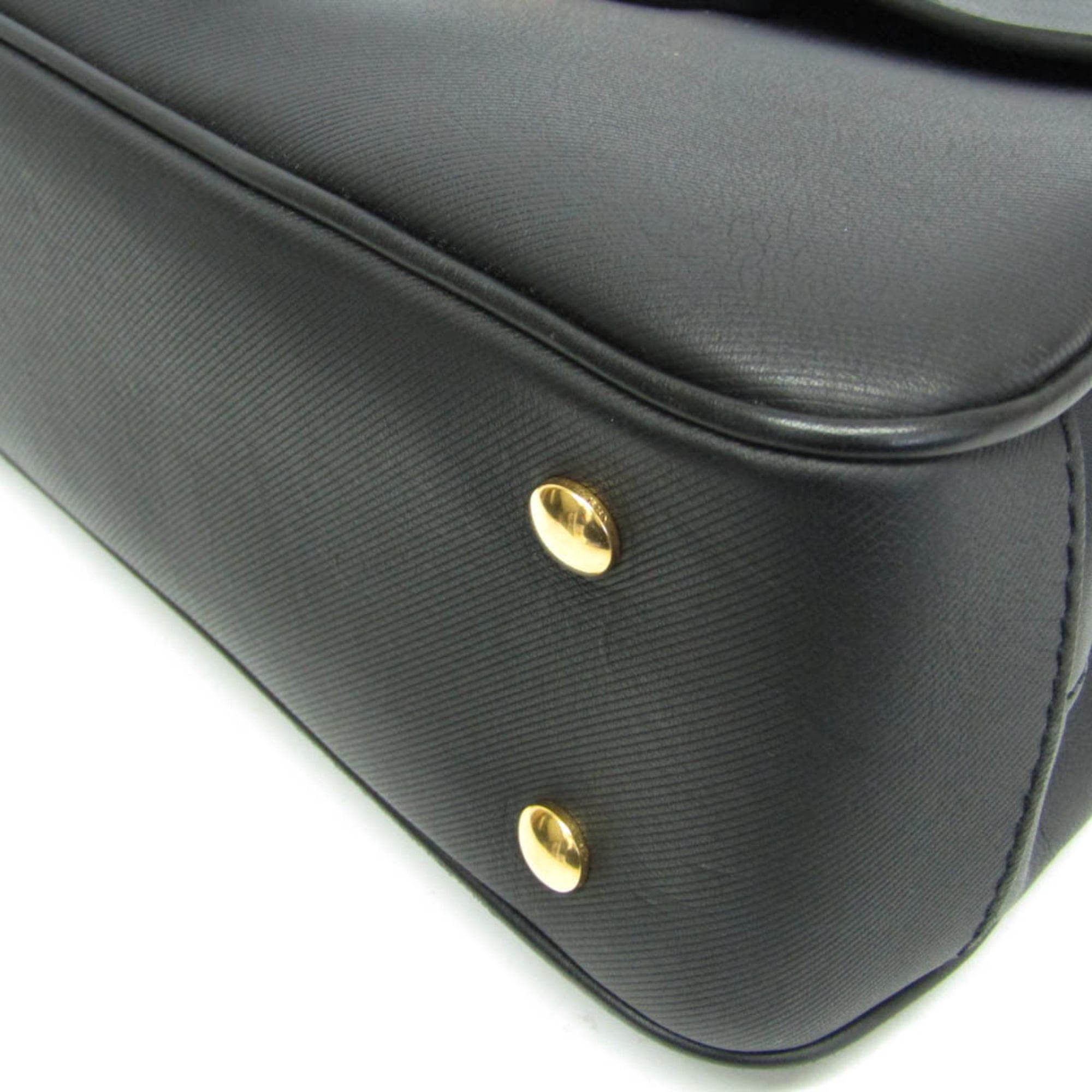 Burberry 4054220 Women's Leather Handbag,Shoulder Bag Black