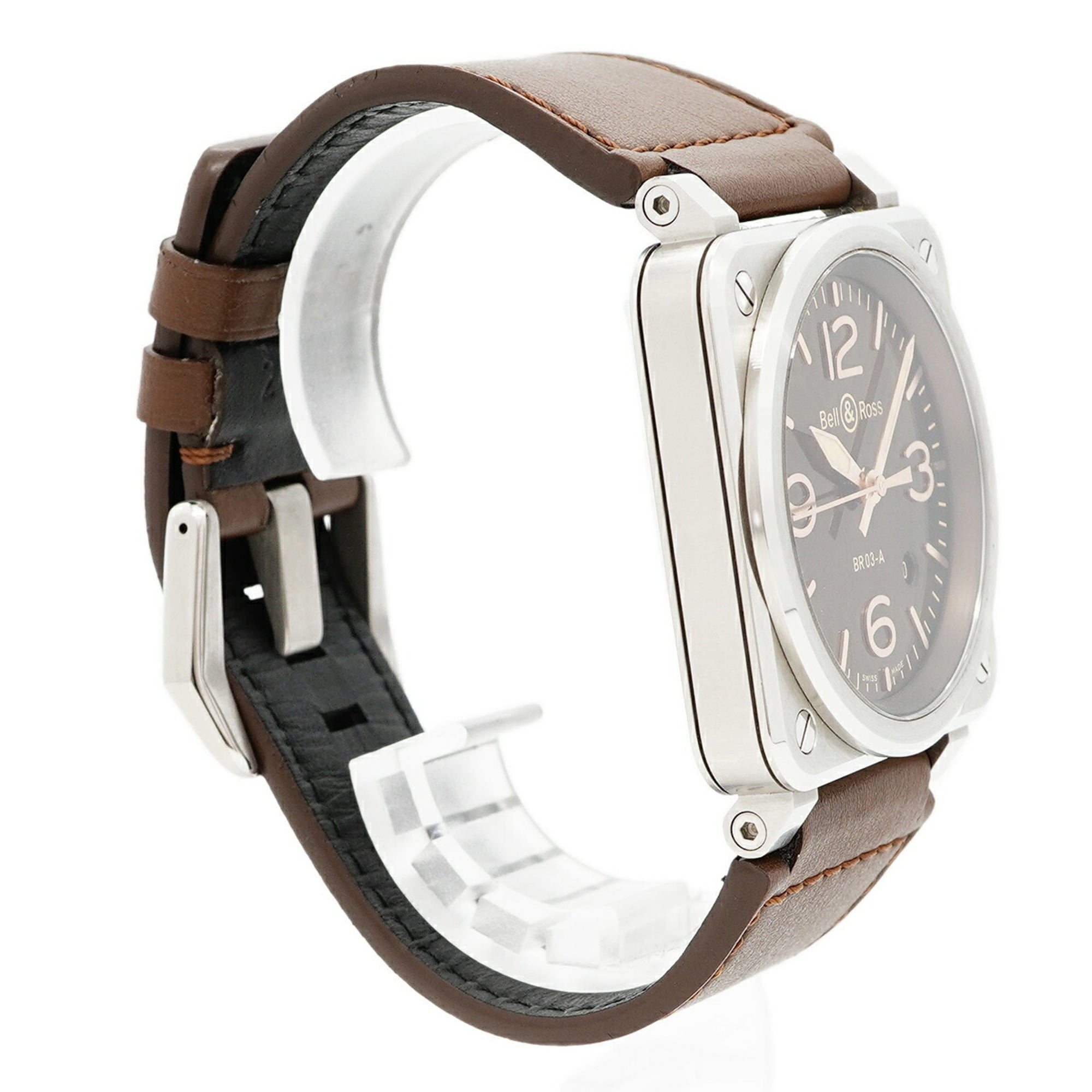 Bell & Ross BR03 Golden Heritage BR03A-GH-ST SCA Brown Dial Men's Watch — Very Good