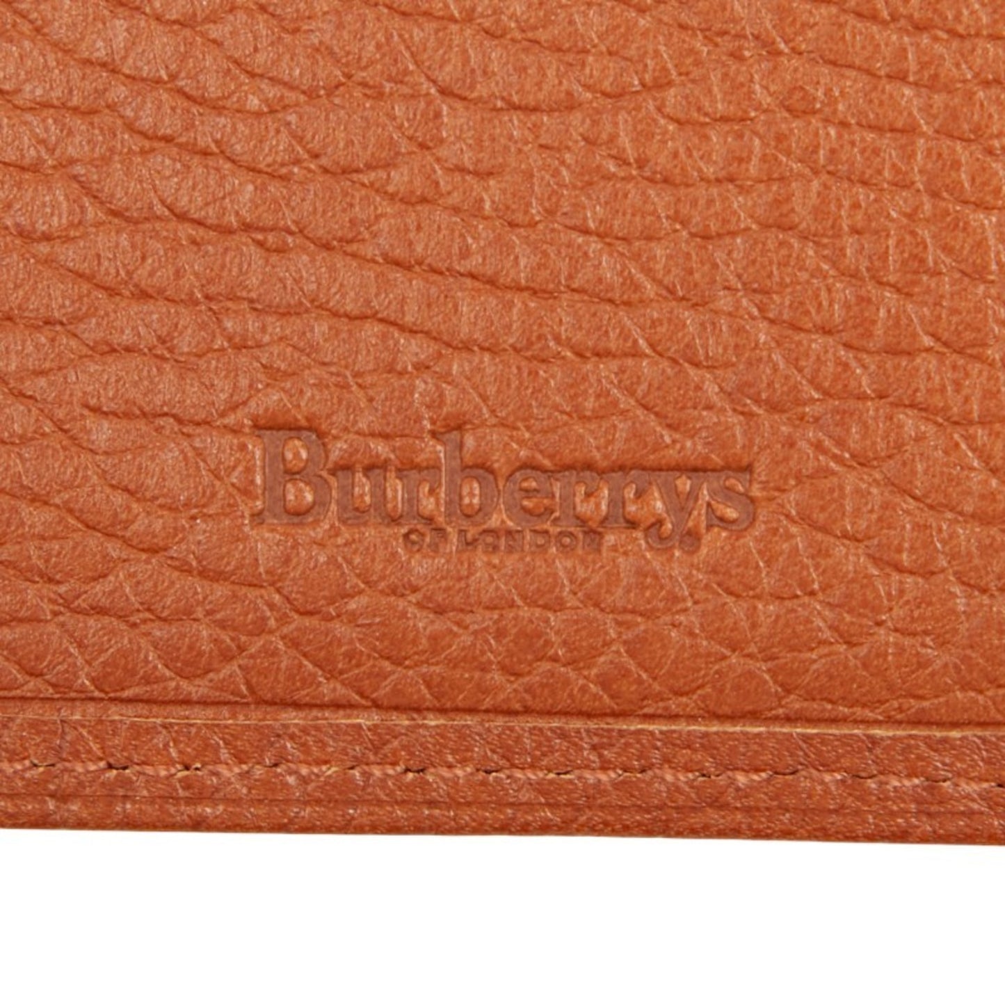 Burberry Nova Check Logo Bifold Wallet Brown Leather Women's BURBERRY