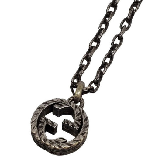 GUCCI Gucci Interlocking G Necklace Ag925 Silver Men's Women's Kaizuka Store IT4AYNH7ZP8E RK2004D