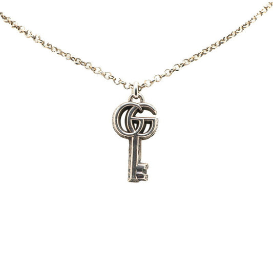 Gucci Double G Key Necklace SV925 Silver Men's GUCCI