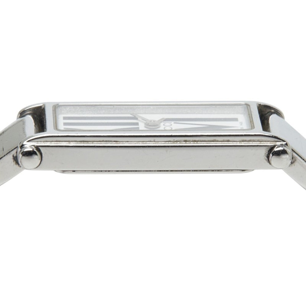 Gucci Bangle Watch 1500L Quartz White Dial Stainless Steel Women's GUCCI — Good