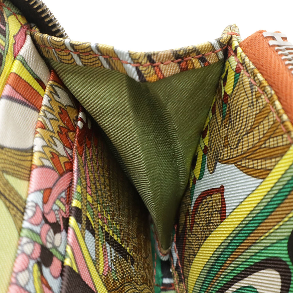 HERMES Azap Silkin Compact Coin Case Wallet/Coin Purse Round Epsom Leather Black with D Stamp