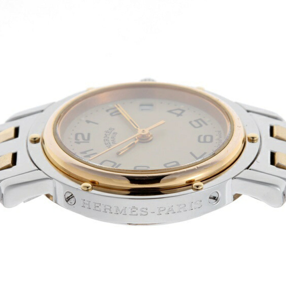 Hermes Clipper CL3.240.130.3-22 Beige Quartz Watch — Good