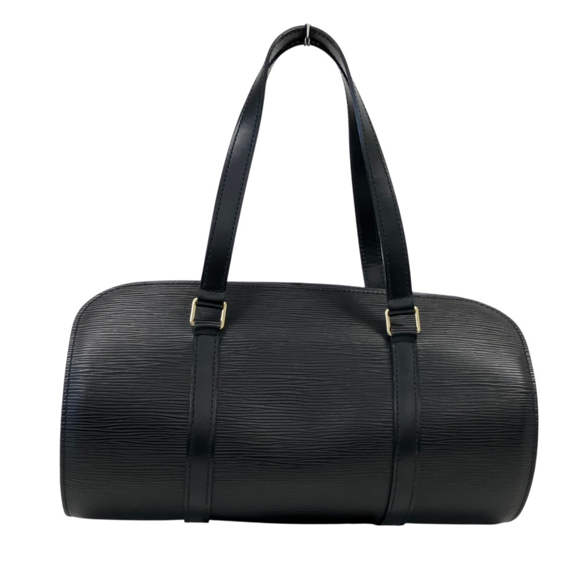 Louis Vuitton Soufflot Epi Leather Roll Boston Bag M52222 Noir (Women's) — Like New