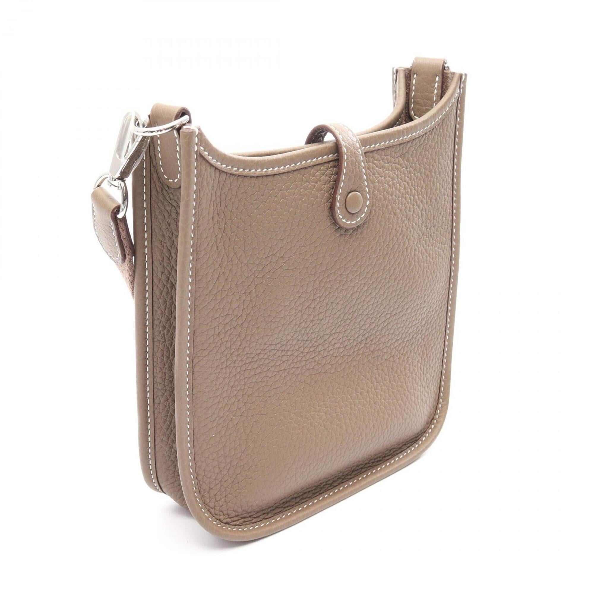 Hermes Evelyne Amazon TPM Shoulder Bag/Handbag, Taurillon Clemence Leather, Women's, Gray — New - Store Return