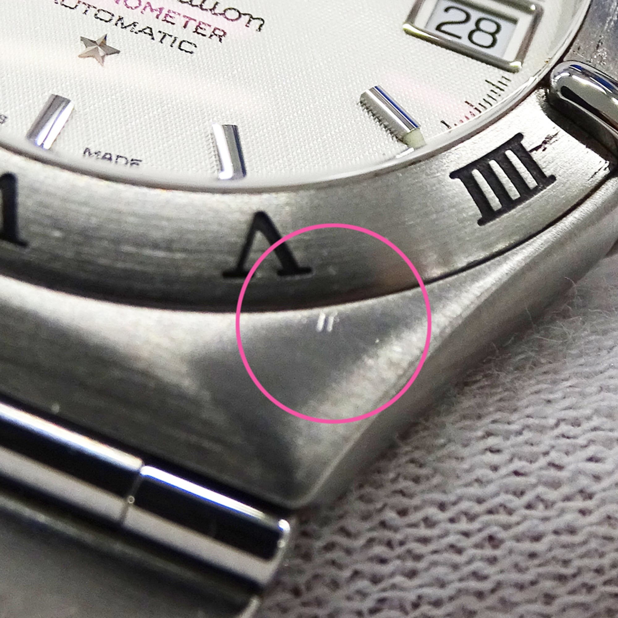Omega Constellation 1502.30 Men's Watch, Brand Name, Date, Automatic Movement, Stainless Steel (SS), Silver — Good