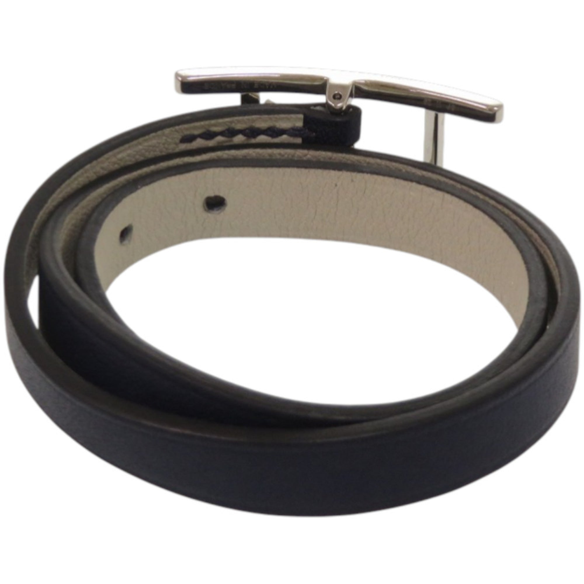 Like New Hermes Be Api Double Tour Veau Swift Navy Bracelet 0445HERMES — Like New