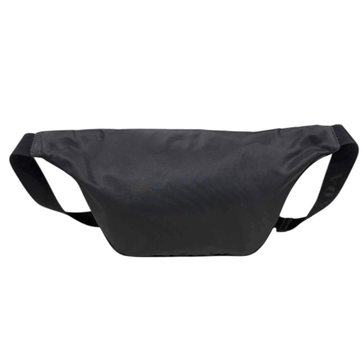 Pre-owned Prada Saffiano Leather Belt Bag/Body Bag, Re-Nylon 2VL033, Black, Men's