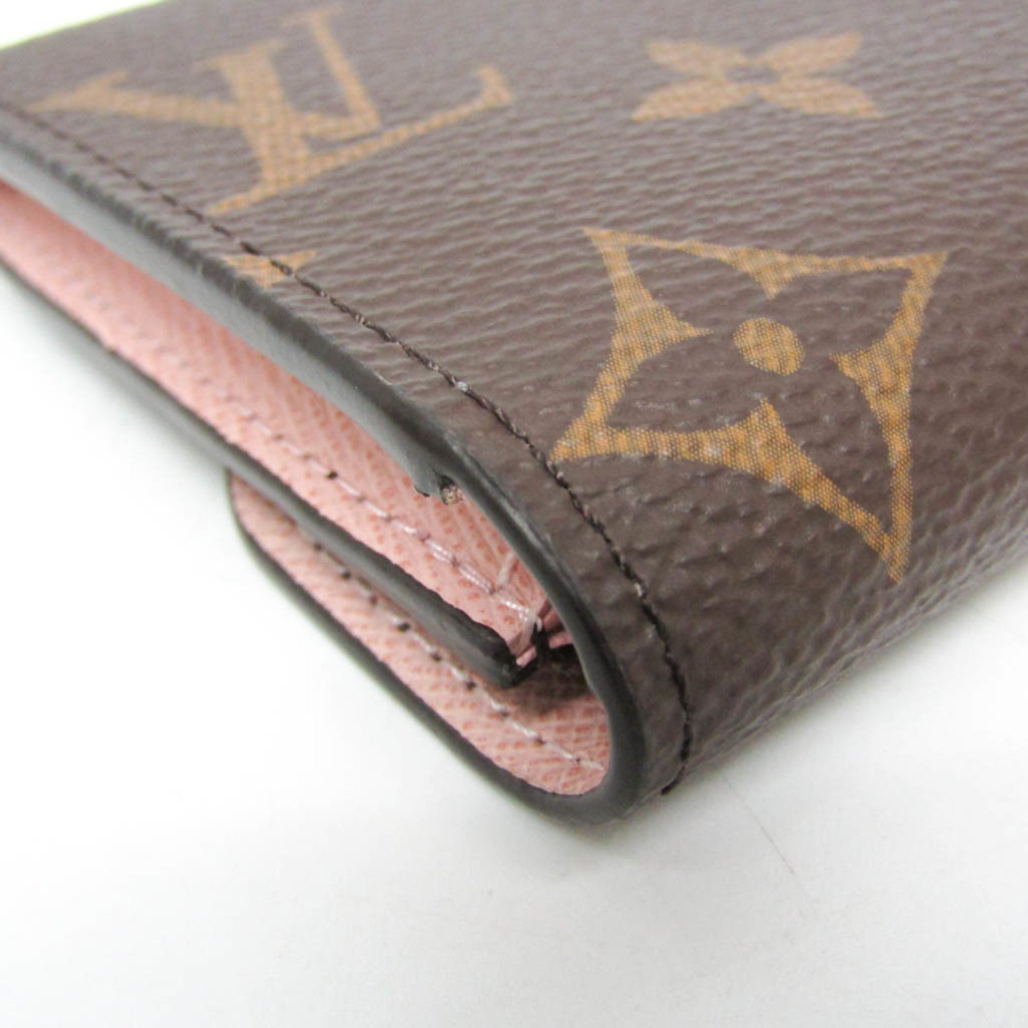 Louis Vuitton Damier Rosalie Coin Purse N64423 Women's Damier Canvas Coin Purse/coin Case Brown,Rose Ballerine