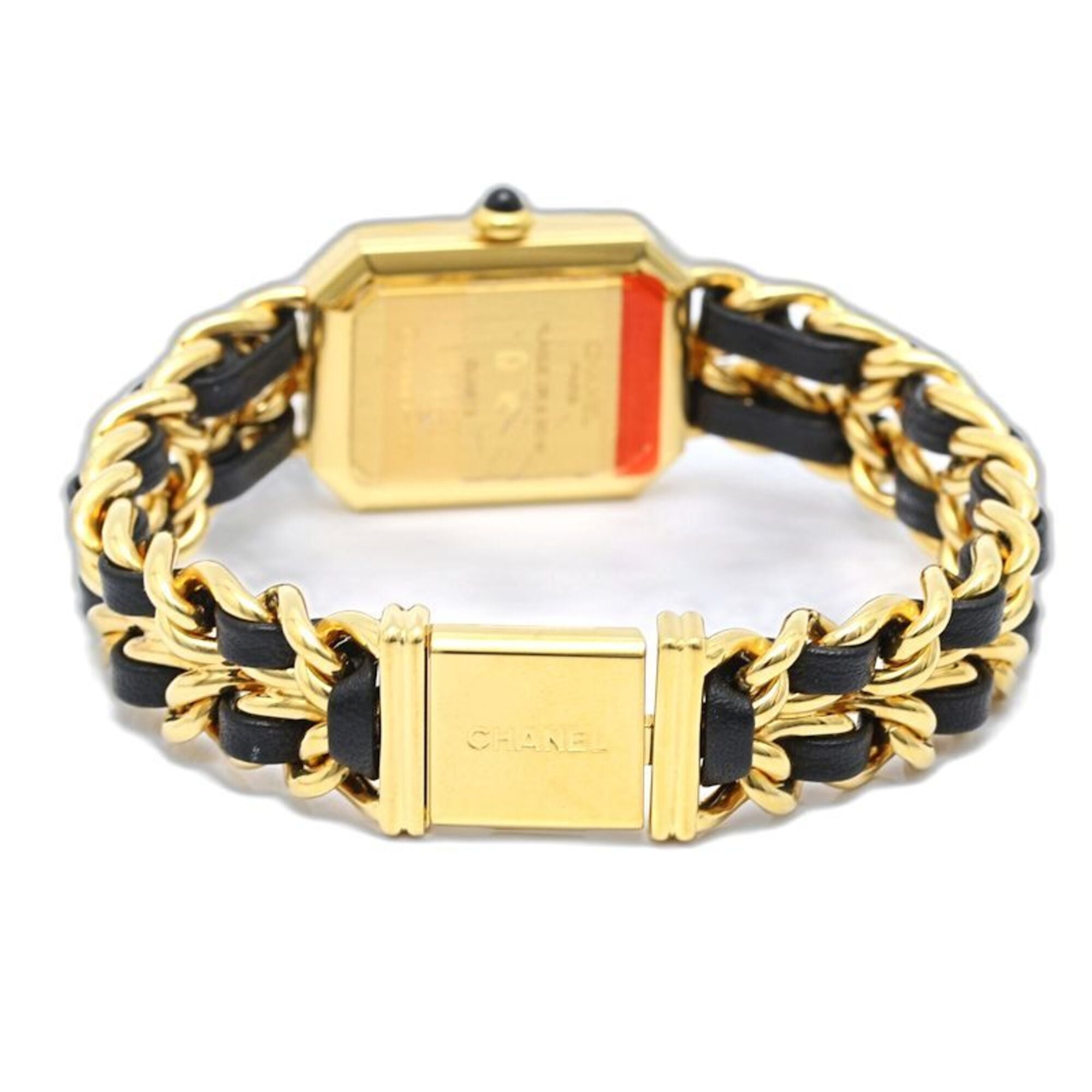 CHANEL Premiere Large Size H0001 483011003 Women's Watch GP (Gold Plated) x Leather 130518 — Very Good