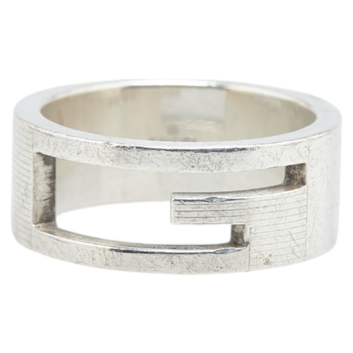 Gucci Branded G Ring, SV925 Silver, Women's, GUCCI