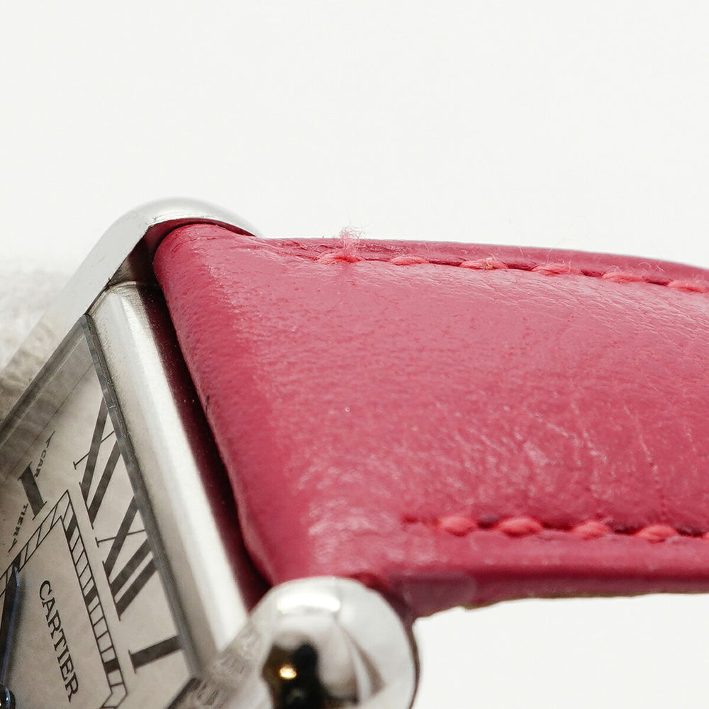 Cartier Tank Solo SM WSTA0030 Silver Dial Women's Watch — Good