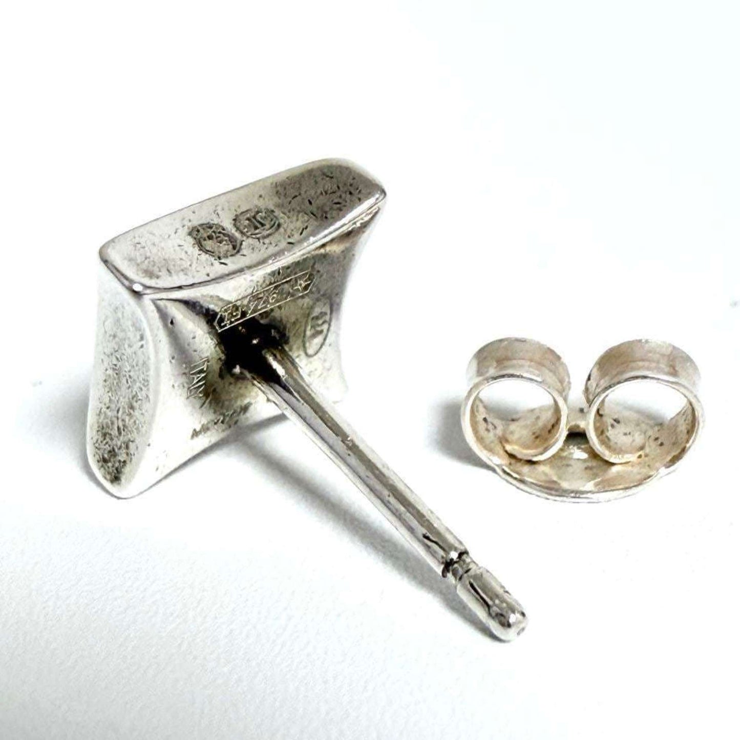 Louis Vuitton Men's Sailor Stud Earrings, 925, 1 Piece Only