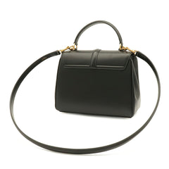 CELINE Small 16 Seize One-Handle Handbag Shoulder Bag Calfskin Black 188003 — New - Store Return