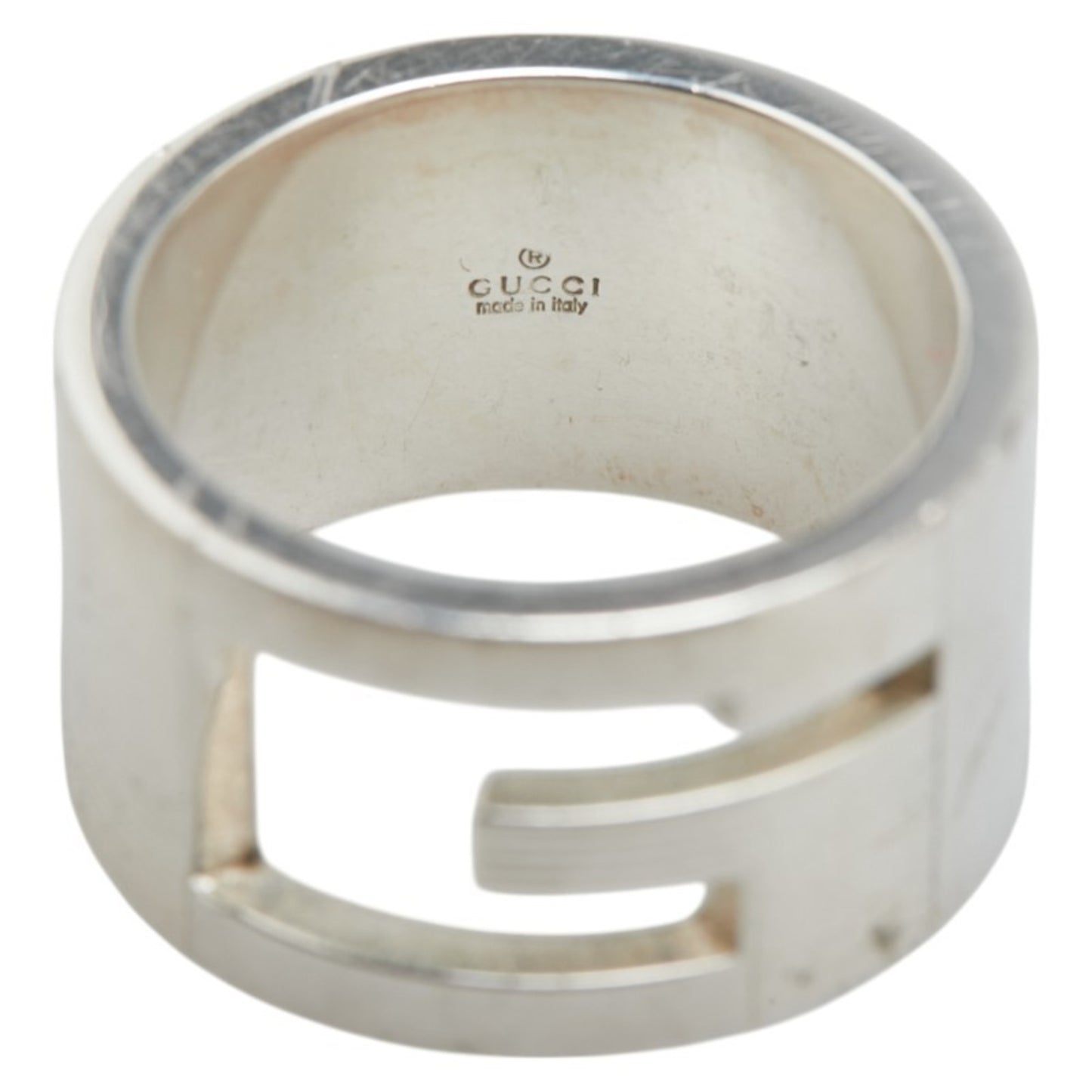 Gucci Branded G Ring #15 SV925 Silver Women's GUCCI