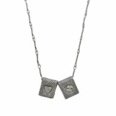 GUCCI Interlocking Necklace, SV925 Silver, Women's — Like New