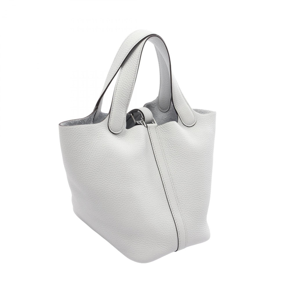 Hermes Picotin Lock PM Blue Pale Handbag, Taurillon Clemence Leather, Women's — New - Store Return