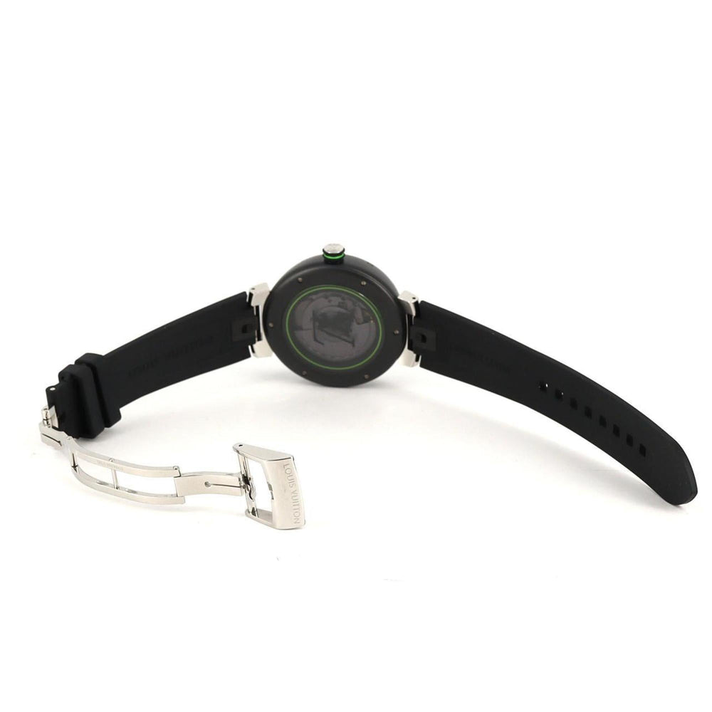 Louis Vuitton Tambour QA131Z Stainless Steel Automatic Watch — Very Good