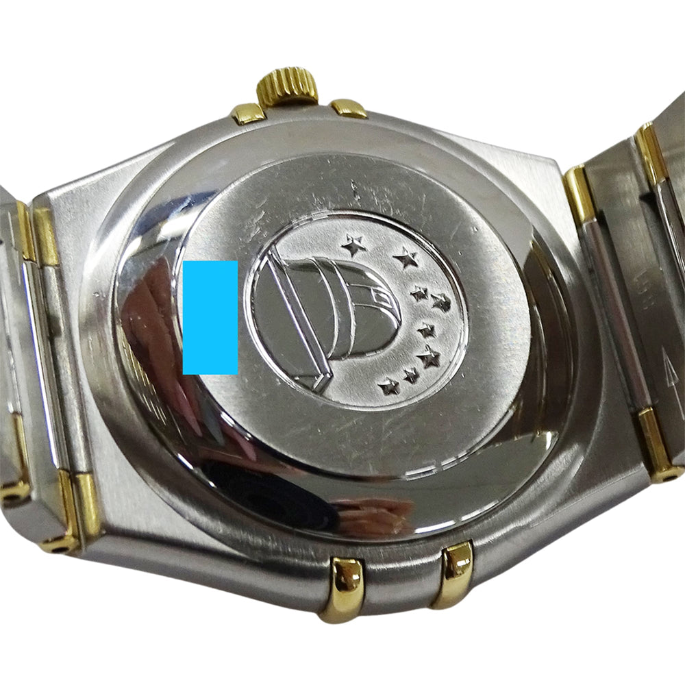 Omega Constellation 1302.10 Men's Watch, Brand Name, Date, Automatic Movement, Stainless Steel (SS), Gold (YG), Half Bar — Good