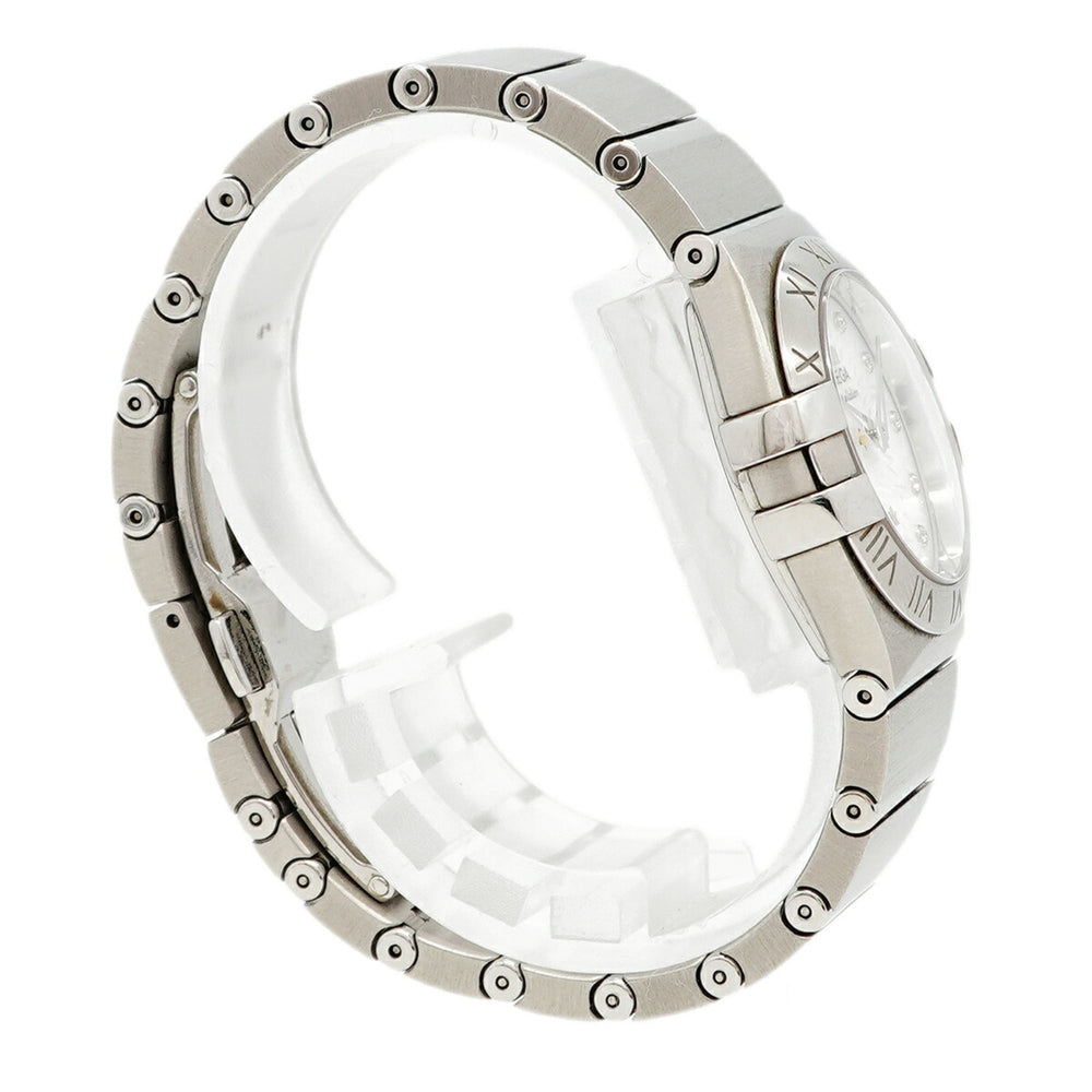 Omega Constellation Plume Diamond 123.10.27.60.55.004 White Dial Women's Watch — Very Good