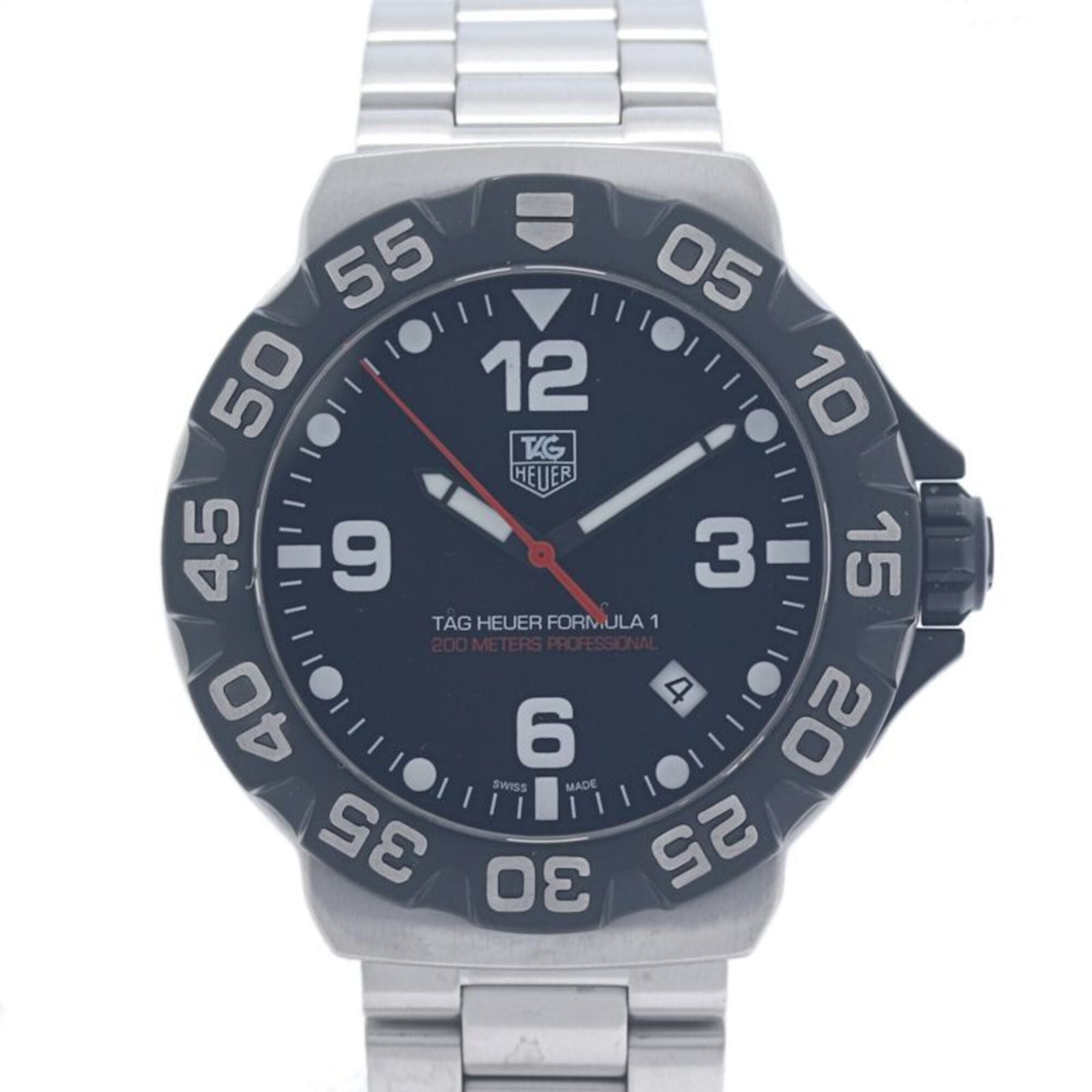 TAG Heuer Formula 1 Date WAH1110.BA0858 Men's Watch Stainless Steel 40384 — Very Good