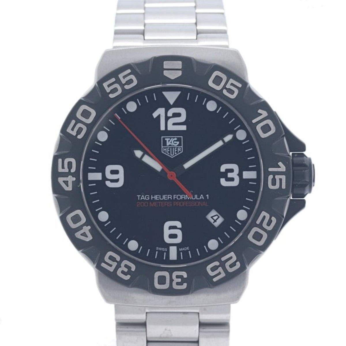 TAG Heuer Formula 1 Date WAH1110.BA0858 Men's Watch Stainless Steel 40384 — Very Good