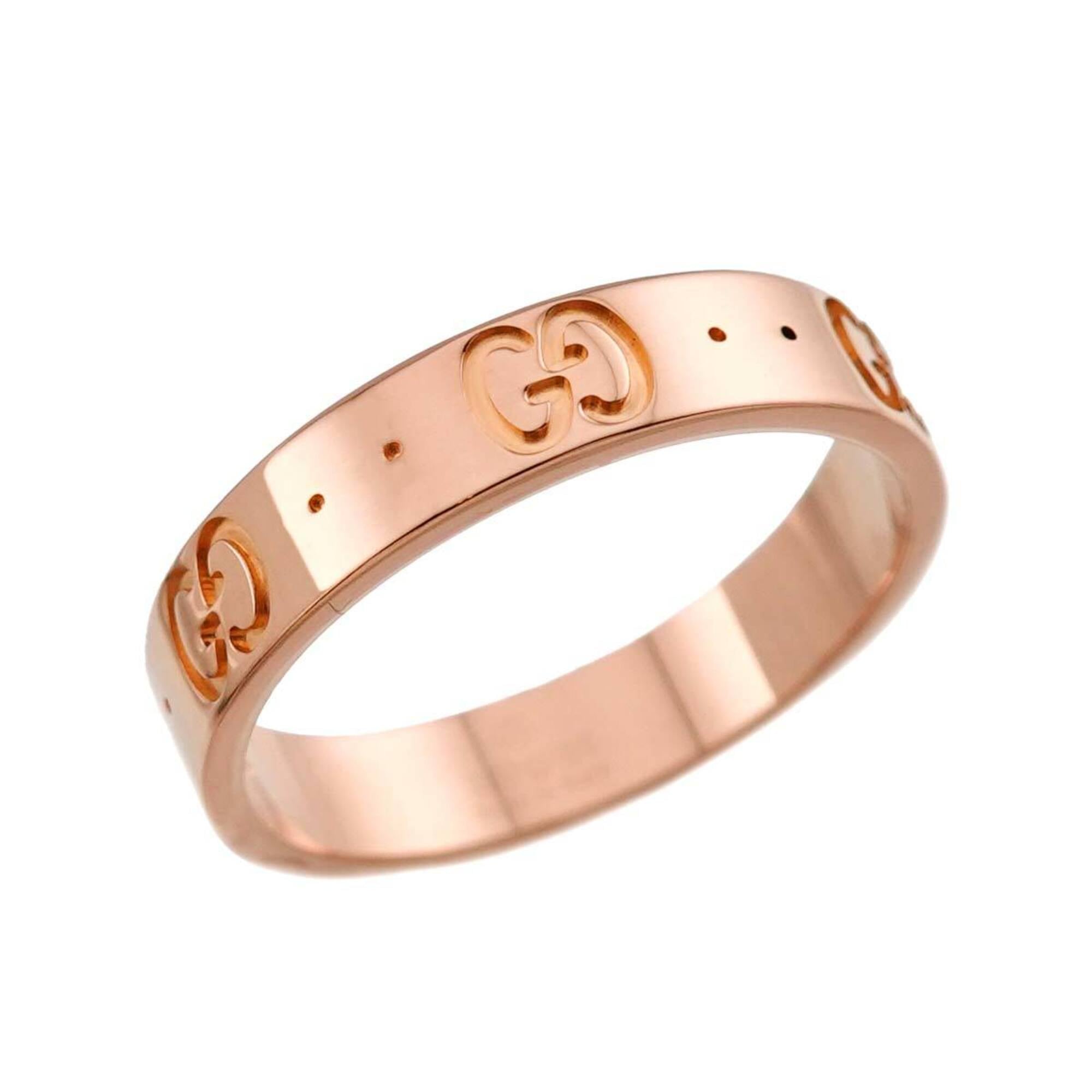 Gucci Icon Ring #13, 18K PG Pink Gold 750 — Like New