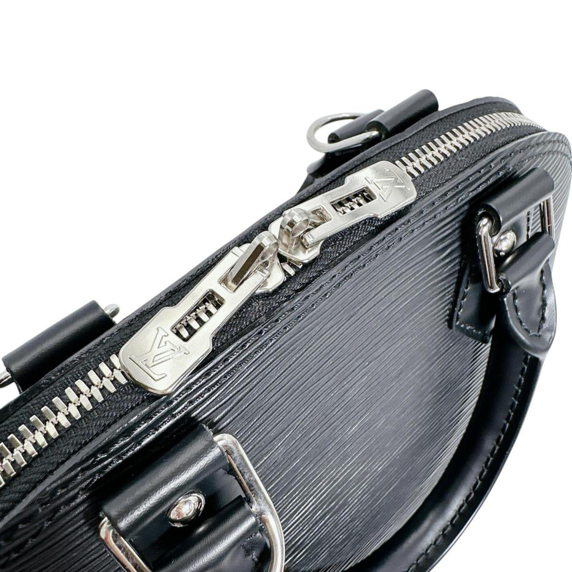 Louis Vuitton Alma BB Shoulder Bag M24645 Epi Leather M59217 Noir — Like New