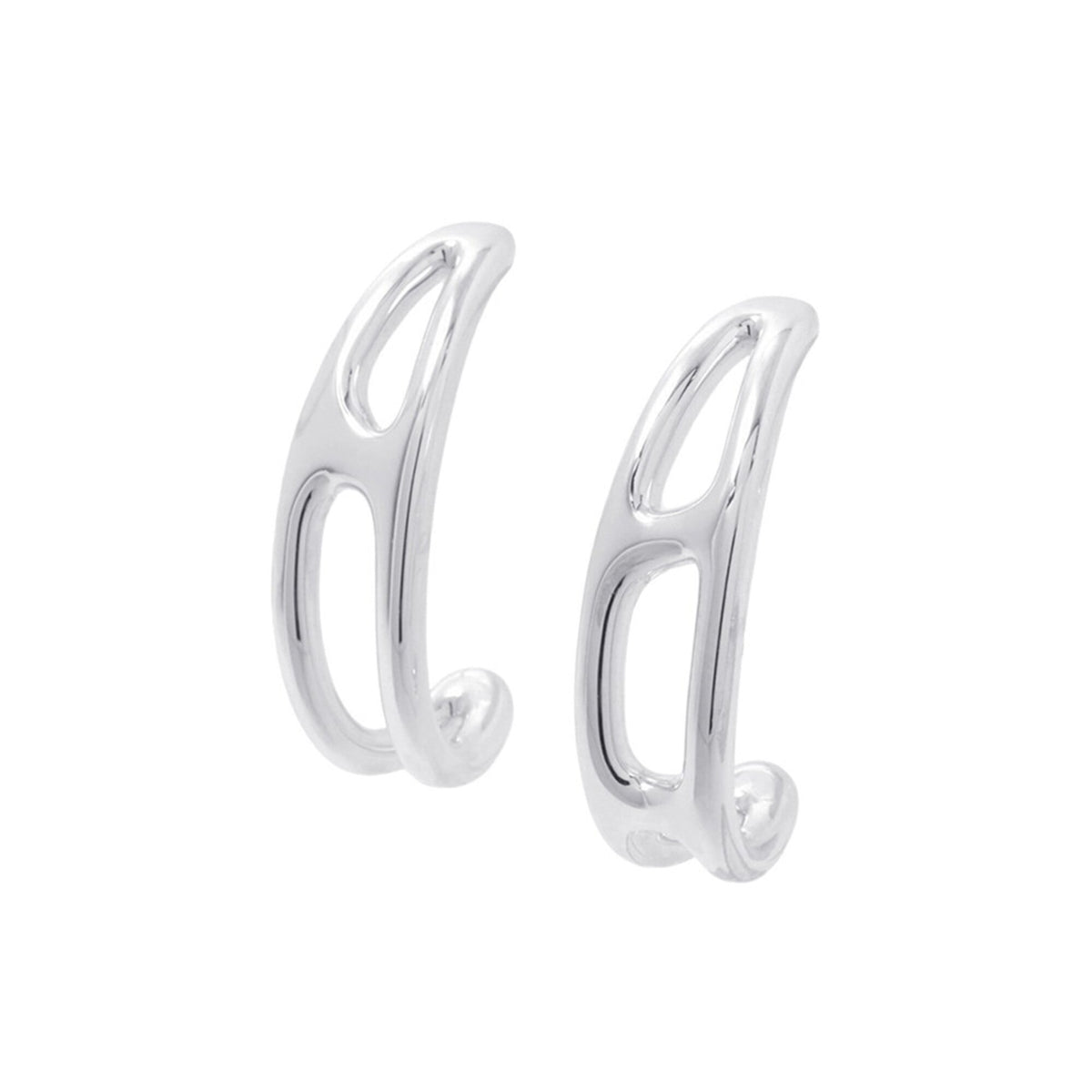 Hermes Earrings Chaine d'Ancre Punk Anchor SV925 Silver HERMES — Like New