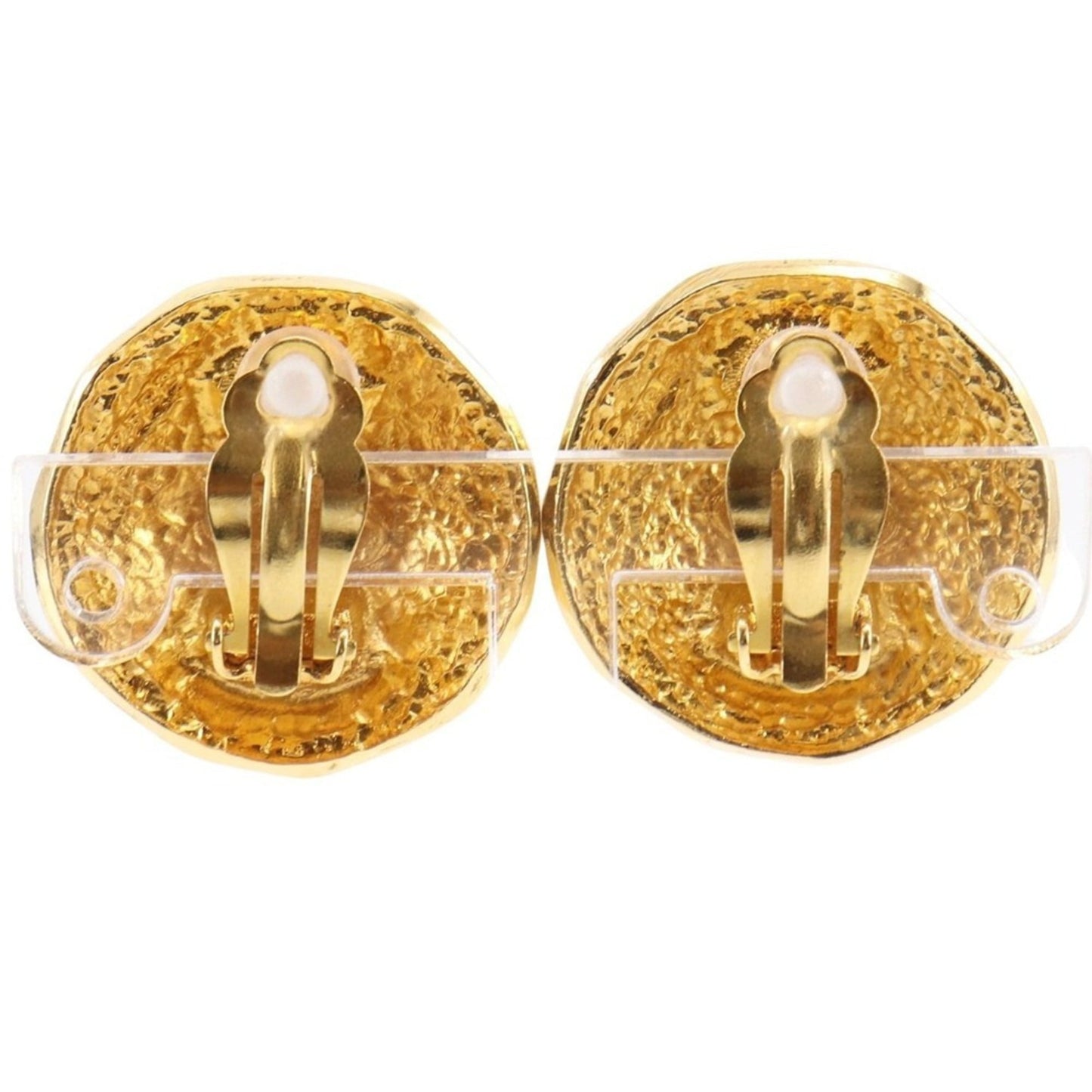 CHANEL 31 RUE CAMBON Cambon Earrings, Vintage, Gold Plated, Approx. 23.0g, CAMBON, Women's