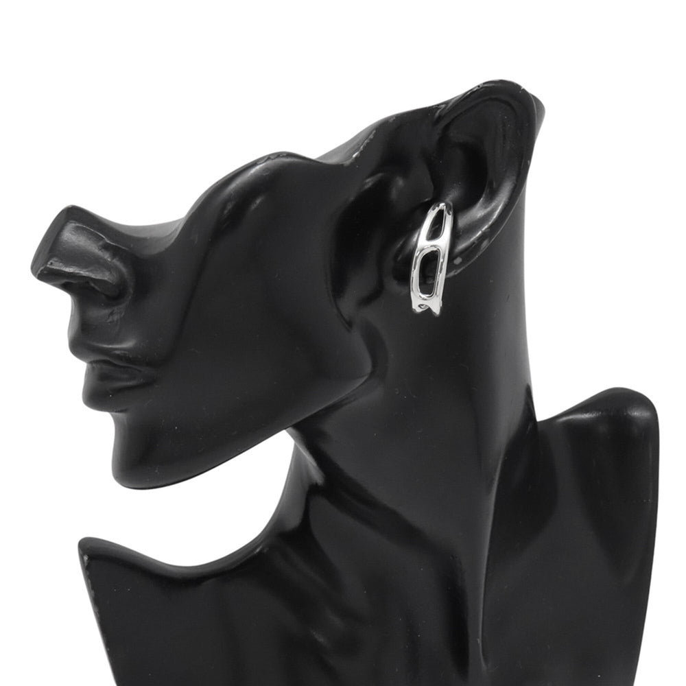 Hermes Earrings Chaine d'Ancre Punk Anchor SV925 Silver HERMES — Like New