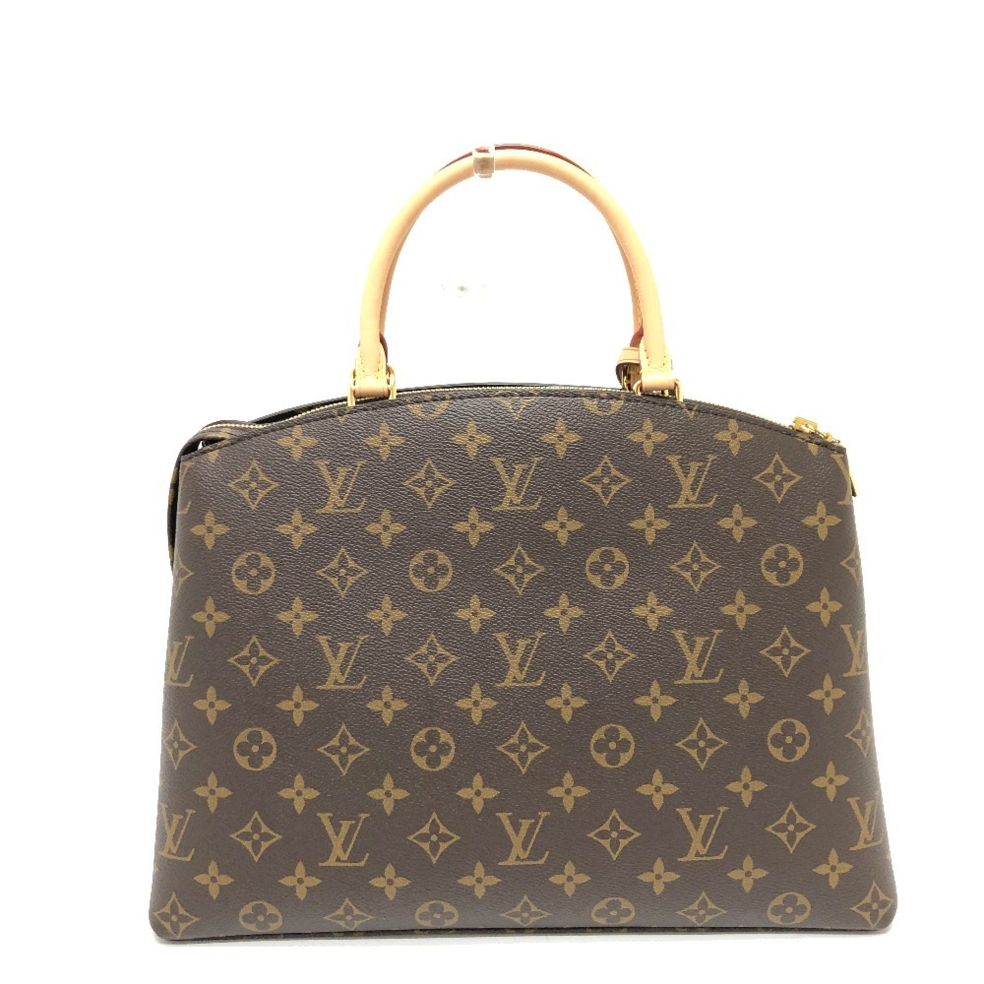 LOUIS VUITTON M45898 Grand Palais MM 2-Way Bag, Monogram Canvas, Brown, Like New — Like New