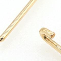 LOEWE Meccano Small Pin Brooch in Red Gold Leather and Metal for Women — Like New
