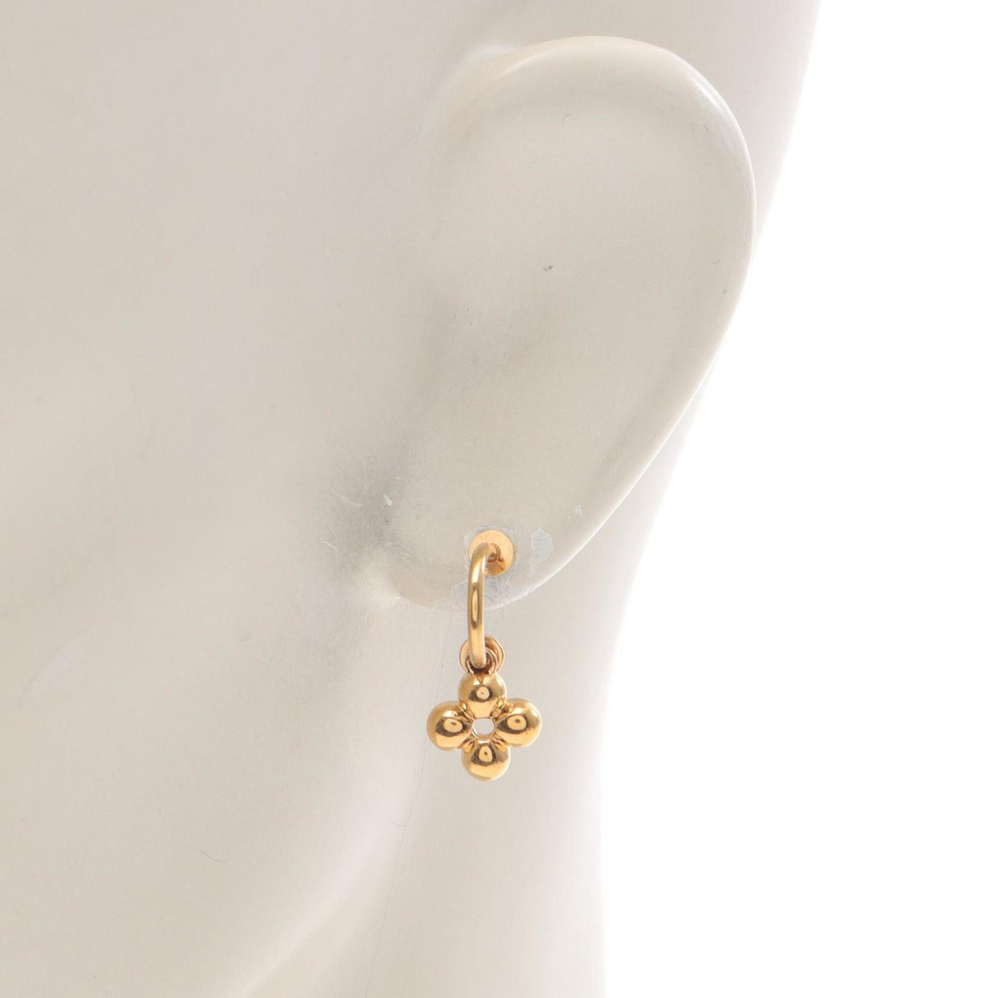 Louis Vuitton Boucle d'oreille Blooming Earrings, Gold Plated, Women's