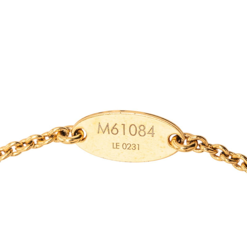 Louis Vuitton Essential V Bracelet M61084 Gold Plated Women's LOUIS VUITTON
