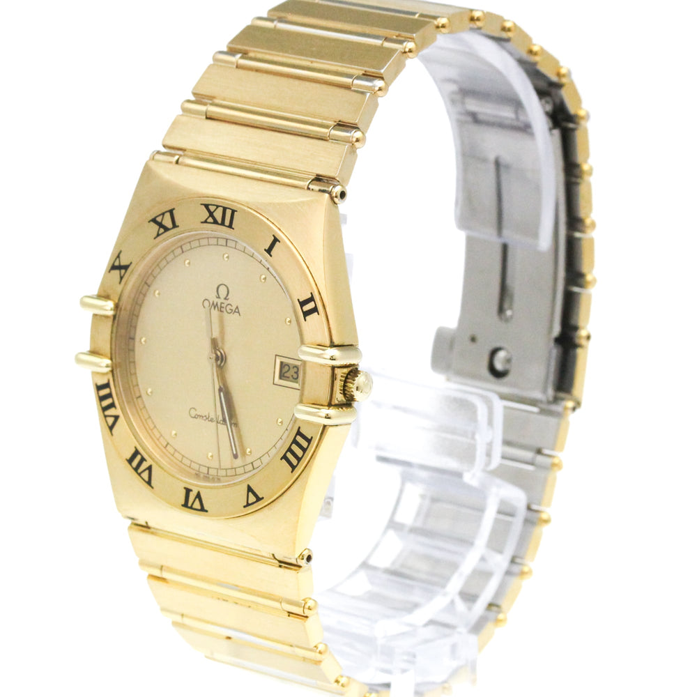 OMEGA Constellation Gold Plated Quartz Mens Watch 396.1076 — Very Good
