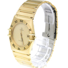 OMEGA Constellation Gold Plated Quartz Mens Watch 396.1076 — Very Good