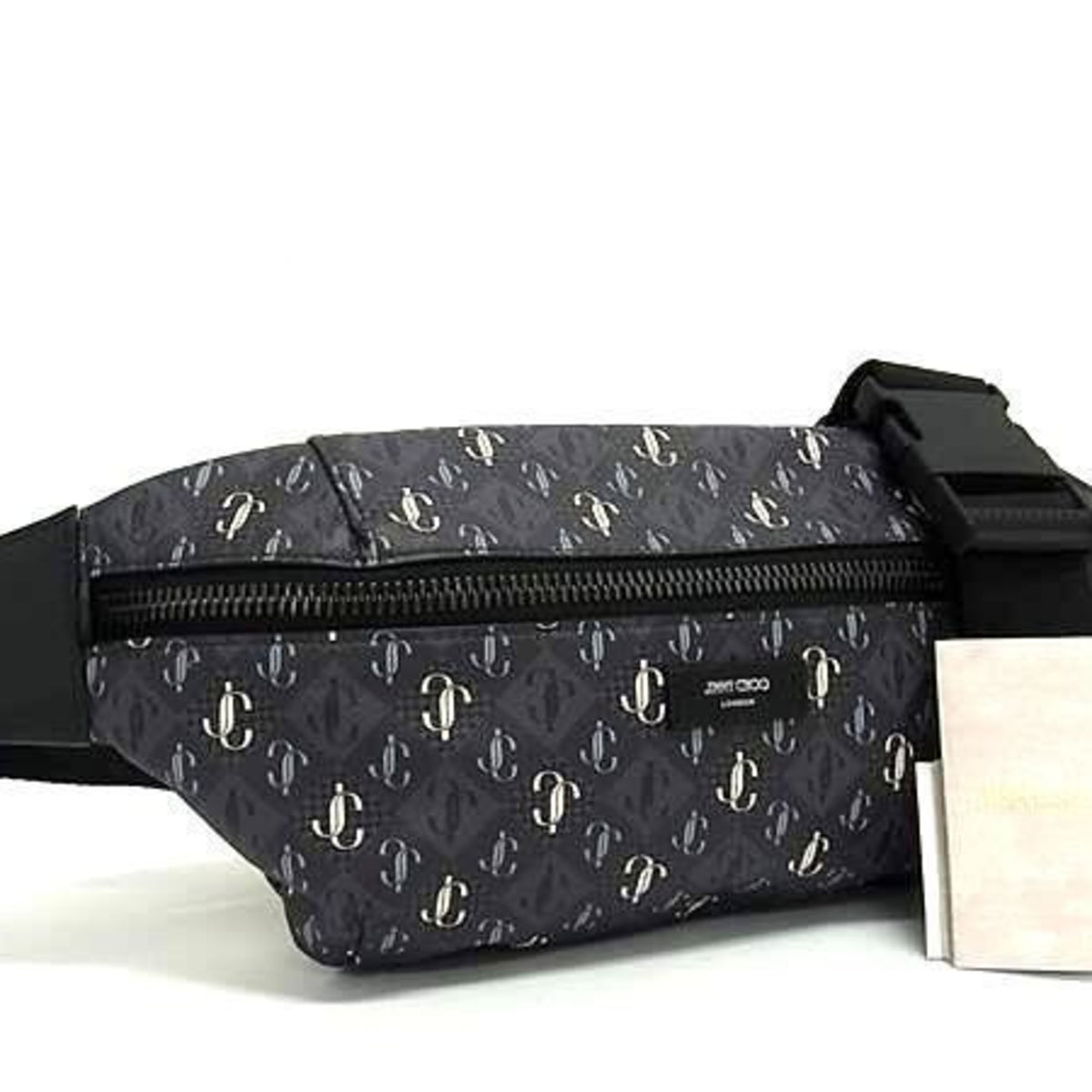 JIMMY CHOO Jimmy Choo Waist Bag JC Gray Women's — Like New