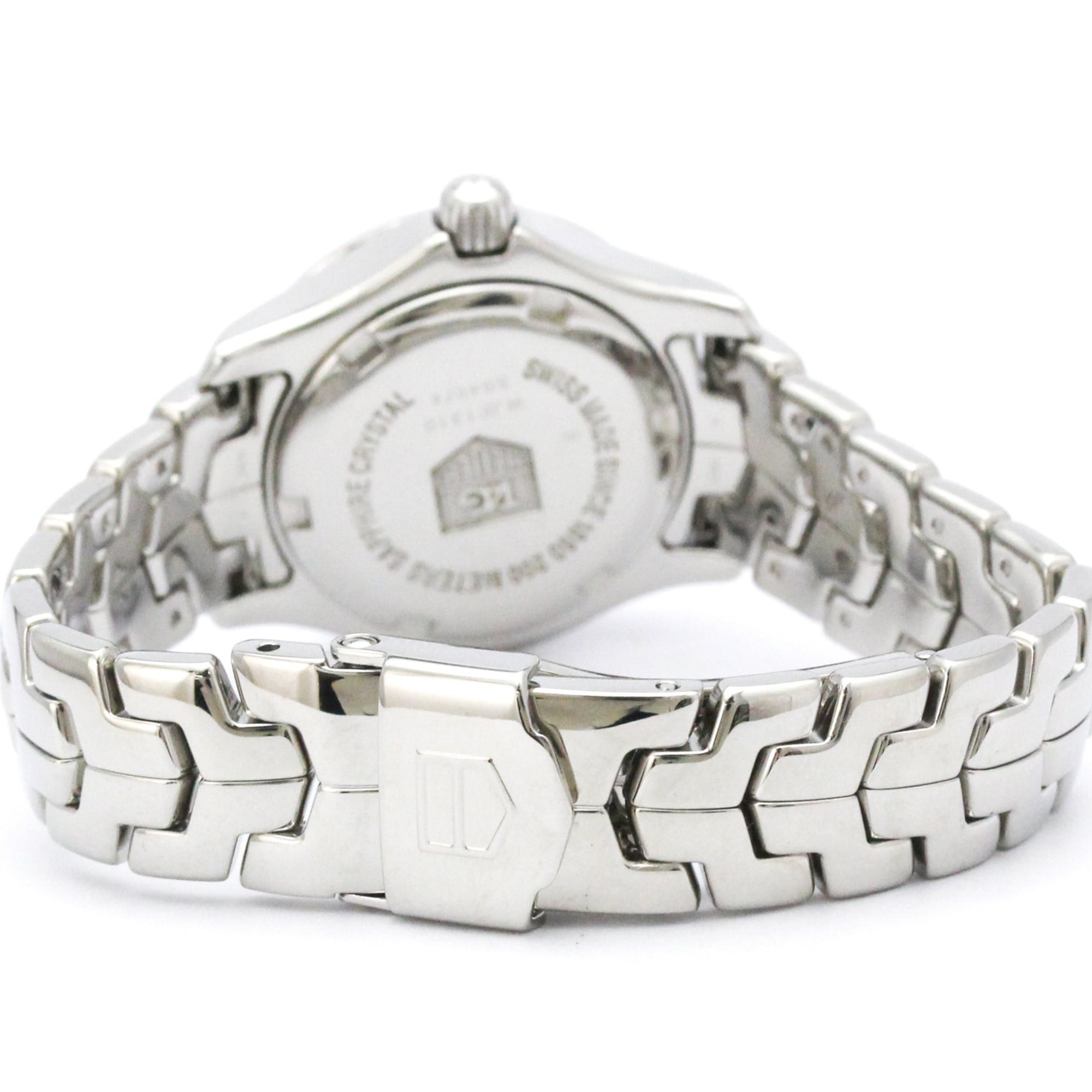 TAG HEUER Link MOP Dial Steel Quartz Ladies Watch Polished — Very Good