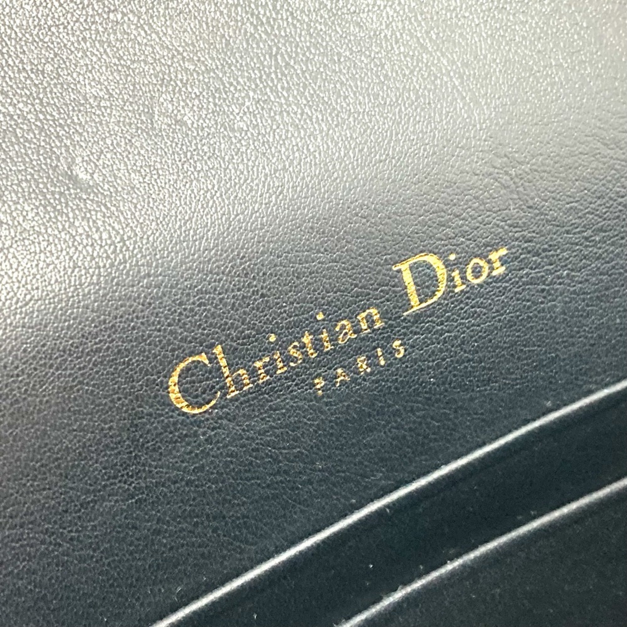 Christian Dior Dior S5619CTZQ_M928 Oblique Trotter Saddle Belt Pouch Bag Waist Body Leather Canvas Men's Navy — Like New