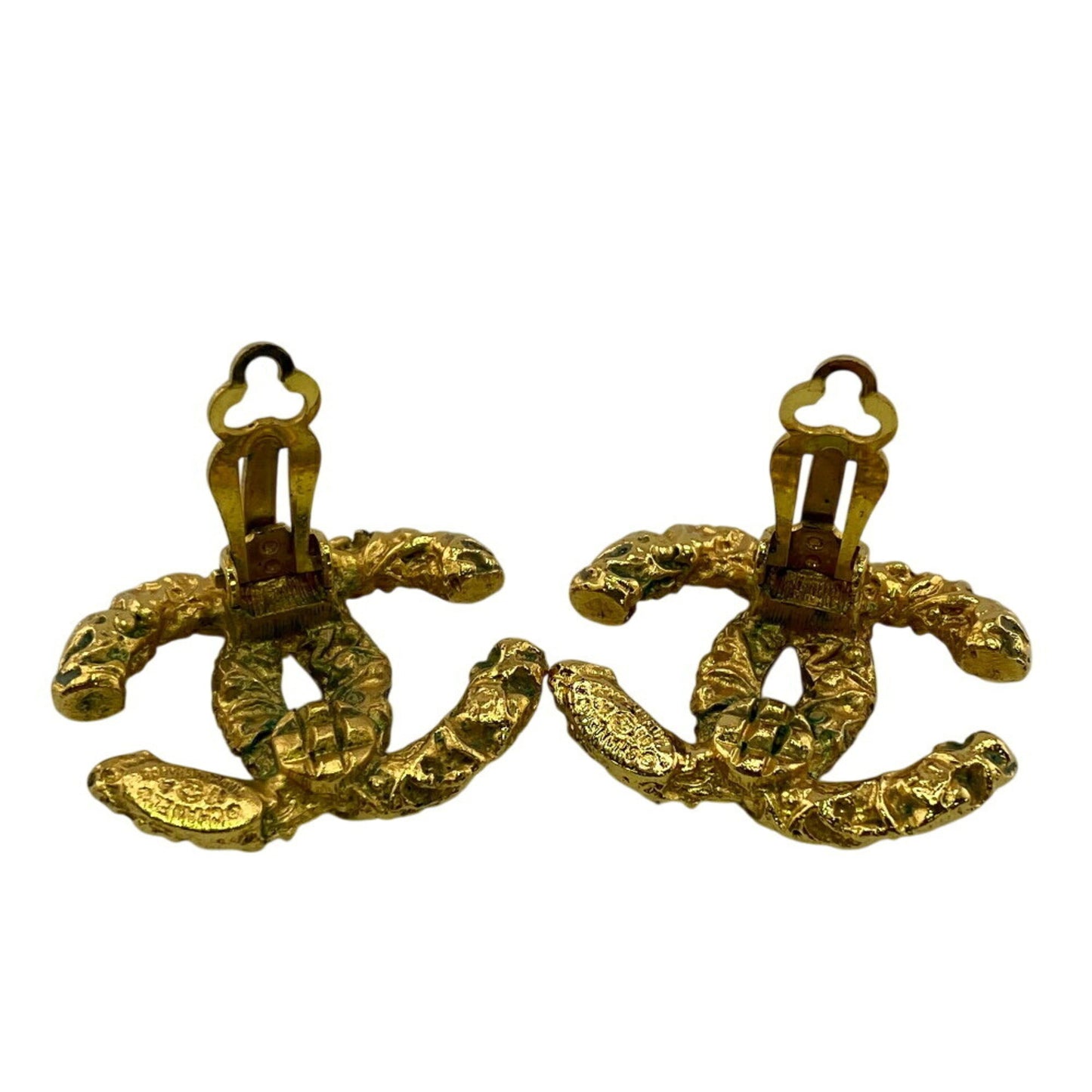 CHANEL Coco Mark GP Gold Earrings for Women