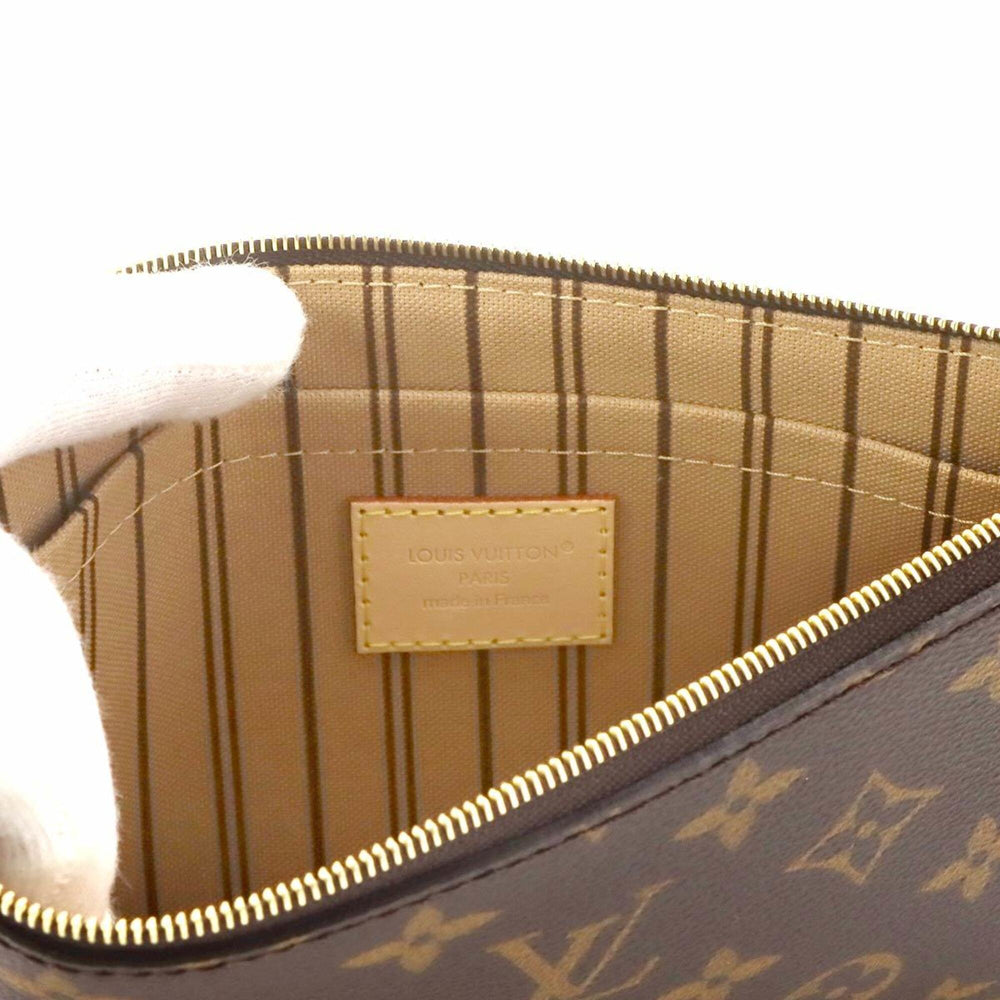 Louis Vuitton Monogram Neverfull MM Tote Handbag Brown Rose Beige M46975 RFID — New - Store Return