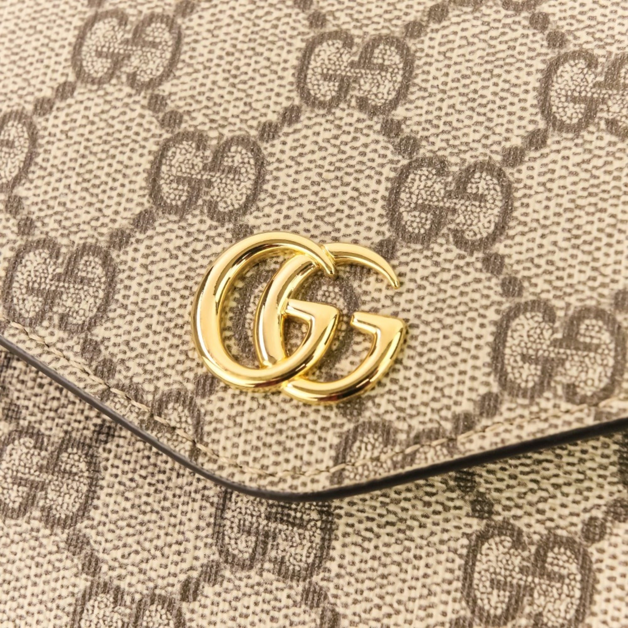 GUCCI Ophidia Web Line GG Supreme Shoulder Bag 764961 Brown Women's — Like New