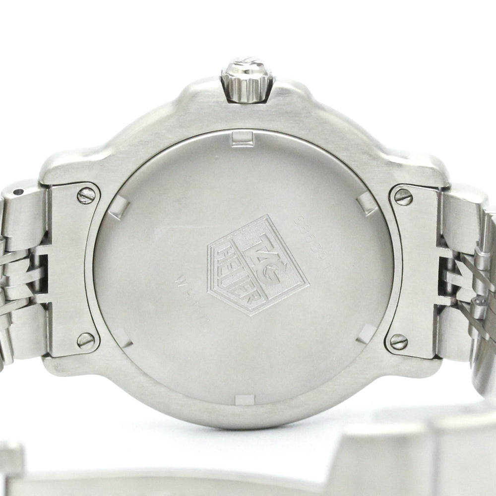 TAG HEUER 6000 Professional Steel Quartz Mens Watch WH1111 Polished — Very Good