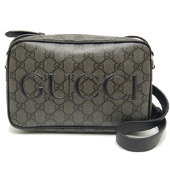 GUCCI Shoulder Bag 768391 GG Supreme Canvas Black 252514 — Like New