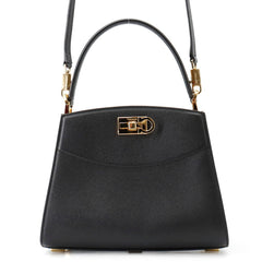 Salvatore Ferragamo handbag New Studio Box S 21A210 2-way black for women — Like New
