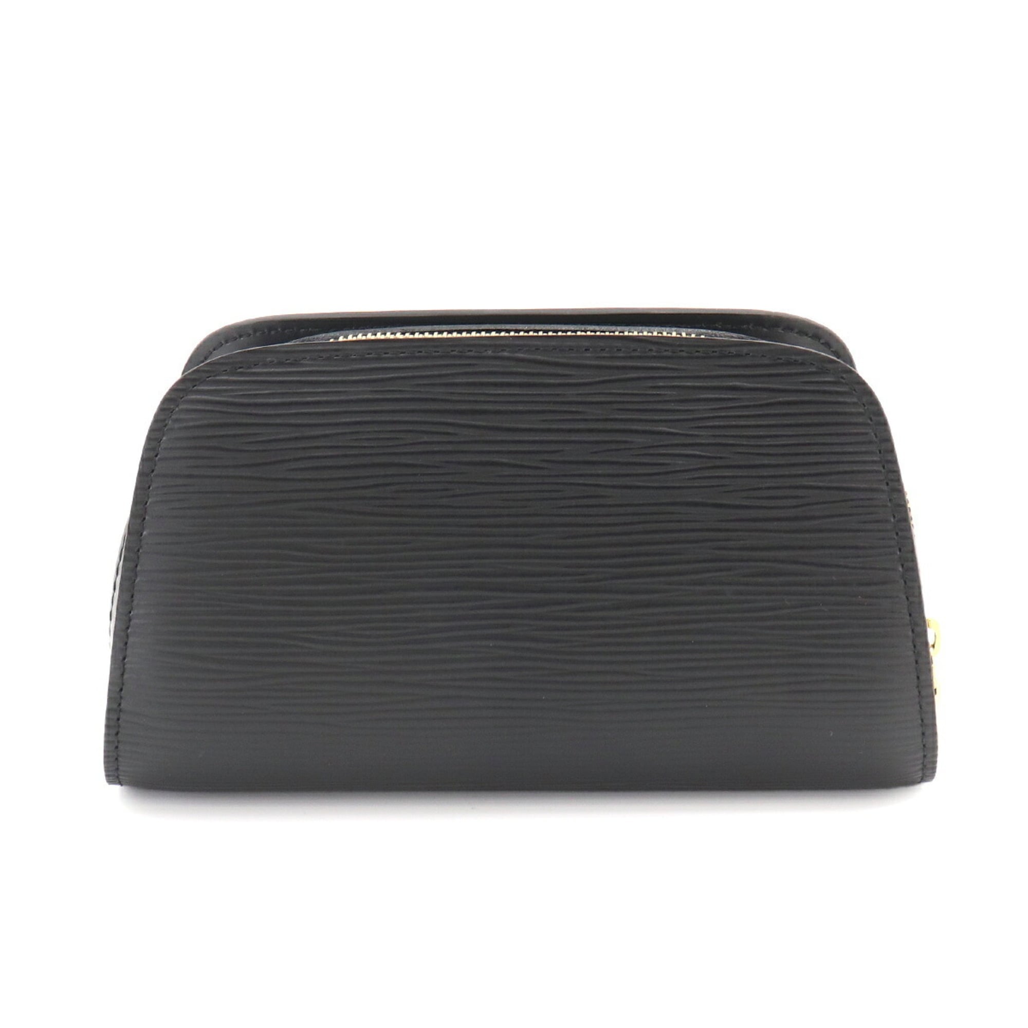 Louis Vuitton Dauphine PM Handbag Pouch, Epi Leather, Noir (M48442), Gold Hardware — New - Store Return