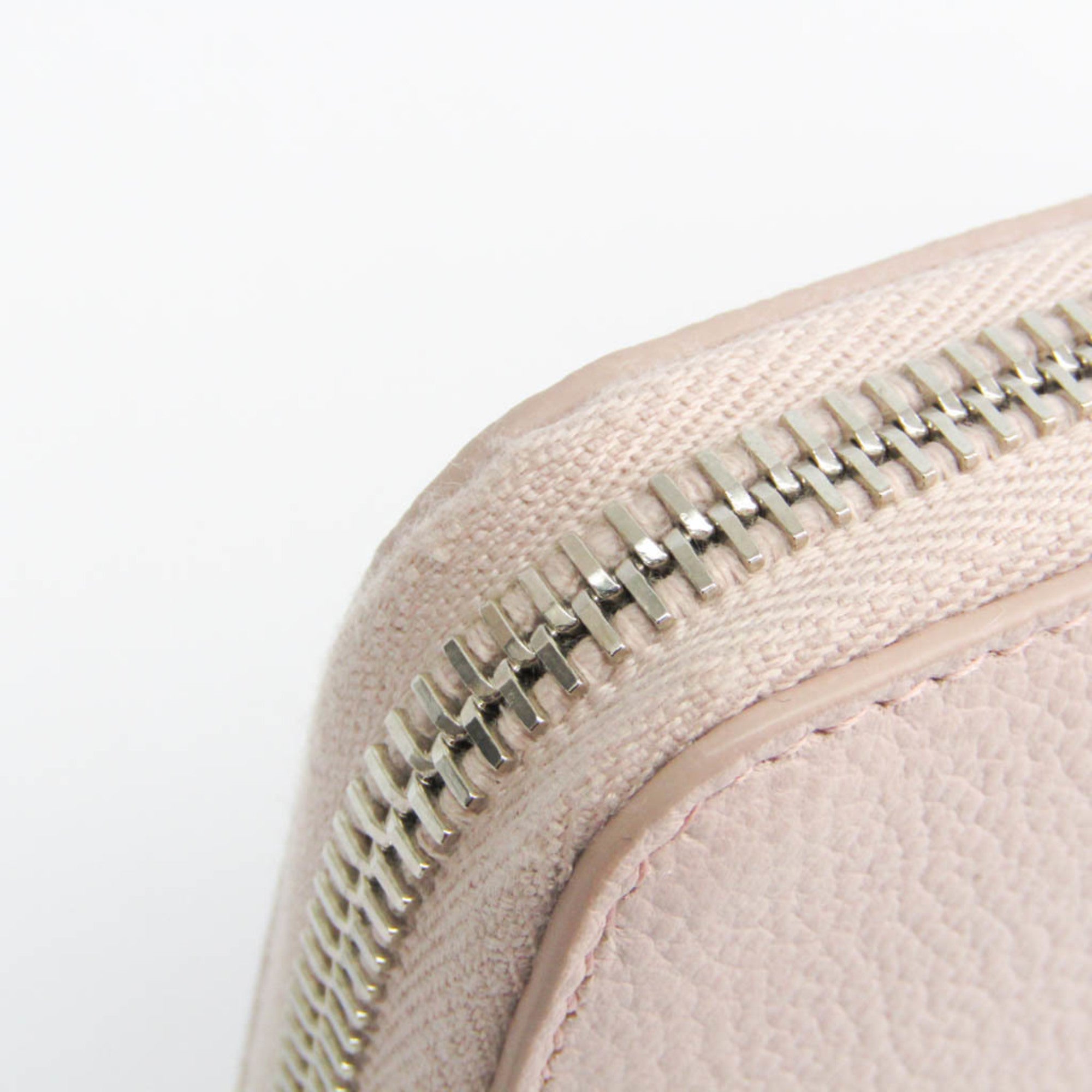 Saint Laurent 414680 Women's  Calfskin Long Wallet (bi-fold) Light Pink